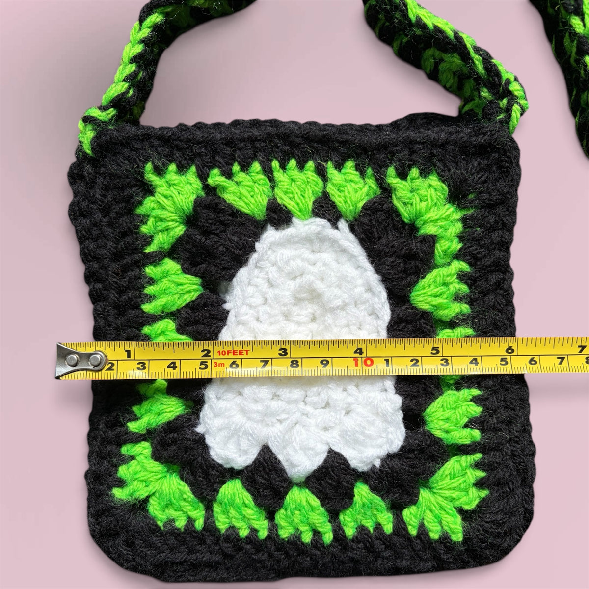 Ghost Granny Square Bag