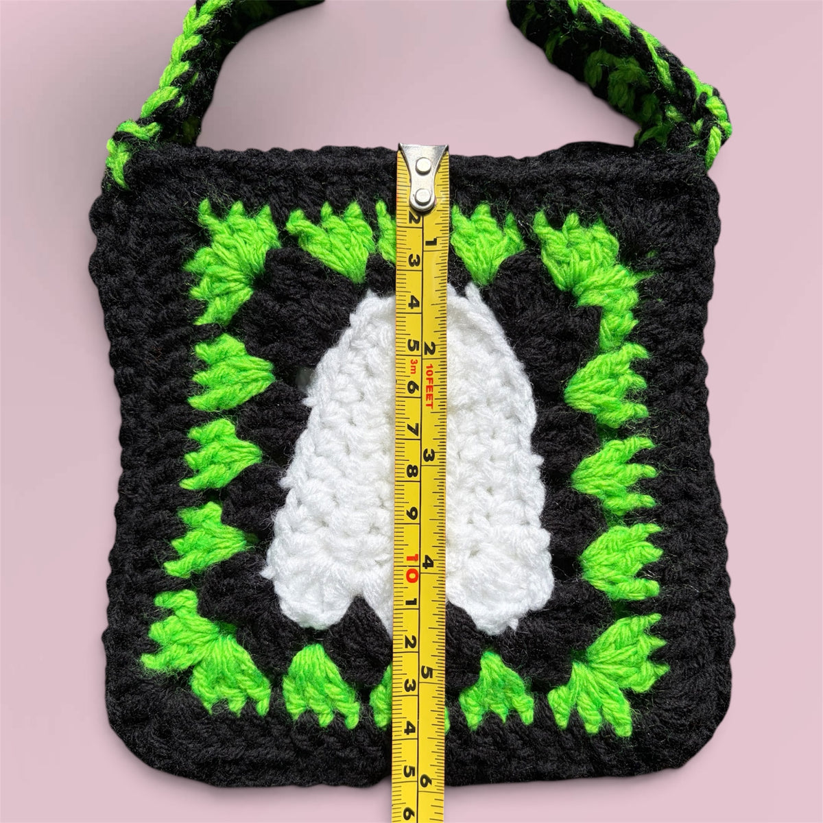 Ghost Granny Square Bag