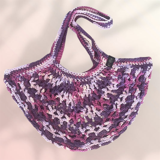 Purple Mesh Bag