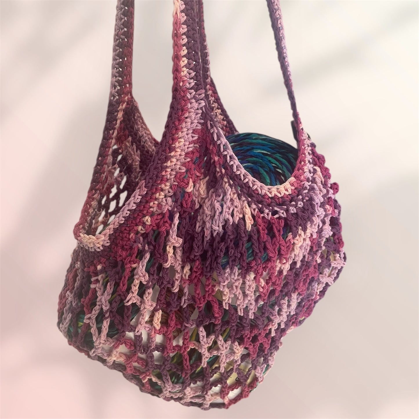 Purple Mesh Bag